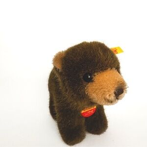 Steiff Vintage Plush Browny Bear with Chest Tag & Button in Ear